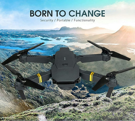 4K HD Dual Camera RC FPV WiFi Portable Wide Angle Foldable Quadcopter Drone - crazyfinds.frDC - THE CEOGold4K HD Dual Camera RC FPV WiFi Portable Wide Angle Foldable Quadcopter Drone