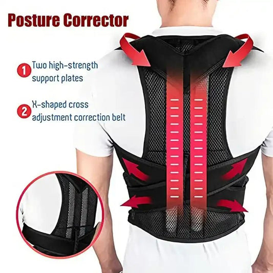 Ceinture de soutien pour le haut et le bas du dos, ration de la posture du dos, institut oto, améliore la colonne vertébrale, attelle de clavicule, ceinture de posture - crazyfinds.frMa boutiquePosture Corrector AXXLCHINACeinture de soutien pour le haut et le bas du dos, ration de la posture du dos, institut oto, améliore la colonne vertébrale, attelle de clavicule, ceinture de posture