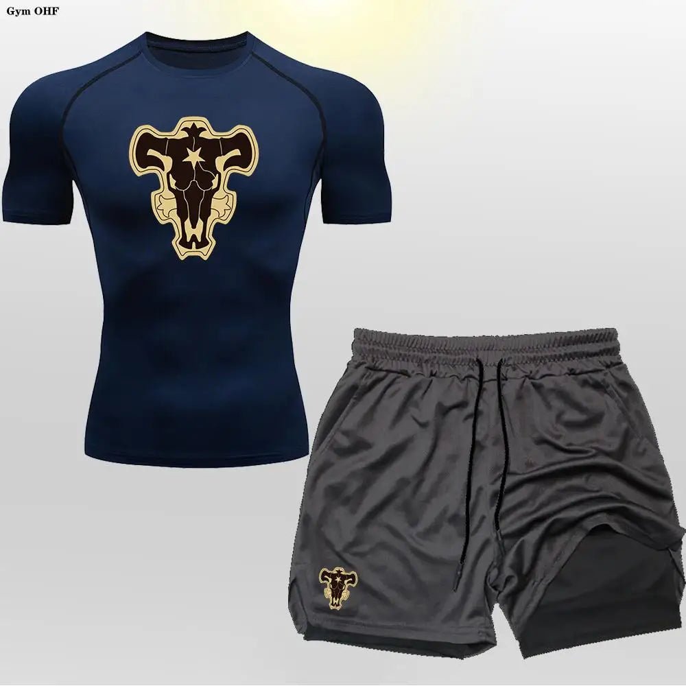 Nouveau Short de sport hommes Double pont entraînement 2 en 1 Compression à séchage rapide t-shirt costume en plein air course survêtement Jogging - crazyfinds.frcrazyfinds.fr2 - Piece - 17SNouveau Short de sport hommes Double pont entraînement 2 en 1 Compression à séchage rapide t-shirt costume en plein air course survêtement Jogging