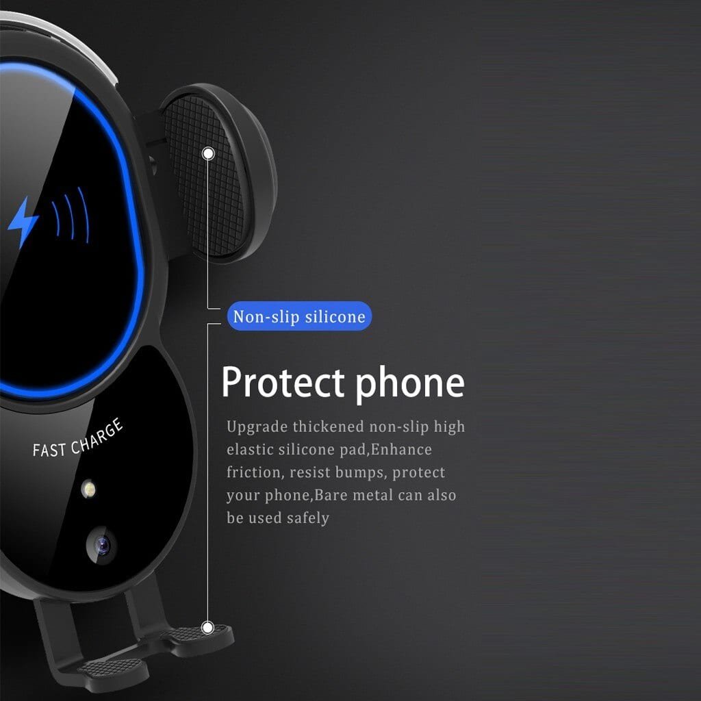 10W Wireless Automatic Clamping Mount Fast Charger For Your Car - crazyfinds.frDC - THE CEO10W Wireless Automatic Clamping Mount Fast Charger For Your Car