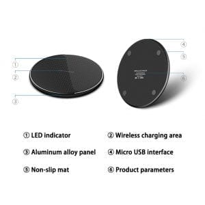 15W Fast Wireless Charger Pad - crazyfinds.frDC - THE CEOWhite15W Fast Wireless Charger Pad