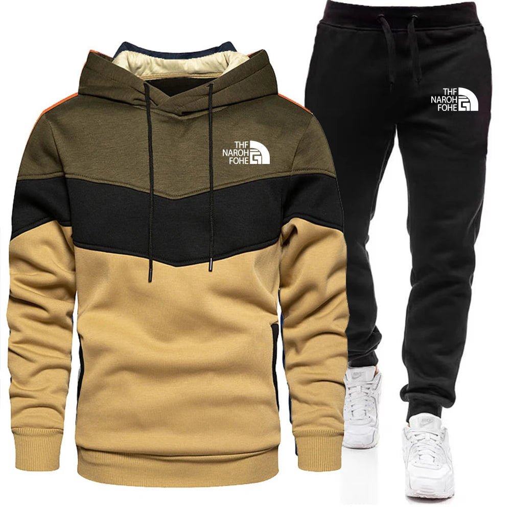 2025 hommes décontracté Jogging ensemble de vêtements de sport à capuche et pantalon de survêtement noir veste caoutchoutée mode sport hiver chaud 2 pièces ensemble - crazyfinds.frcrazyfinds.frmilitary green2M2025 hommes décontracté Jogging ensemble de vêtements de sport à capuche et pantalon de survêtement noir veste caoutchoutée mode sport hiver chaud 2 pièces ensemble