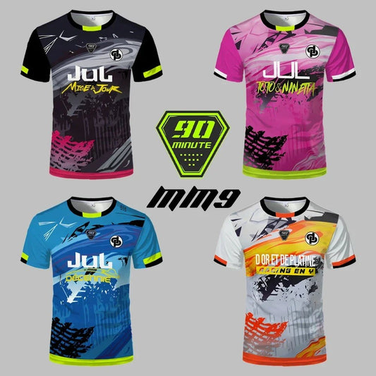 90 Min MM9 JUL hommes Football séchage rapide surdimensionné t-shirt d'entraînement été Sports de plein air Fitness Performance maillot - crazyfinds.frcrazyfinds.frBlack10090 Min MM9 JUL hommes Football séchage rapide surdimensionné t-shirt d'entraînement été Sports de plein air Fitness Performance maillot
