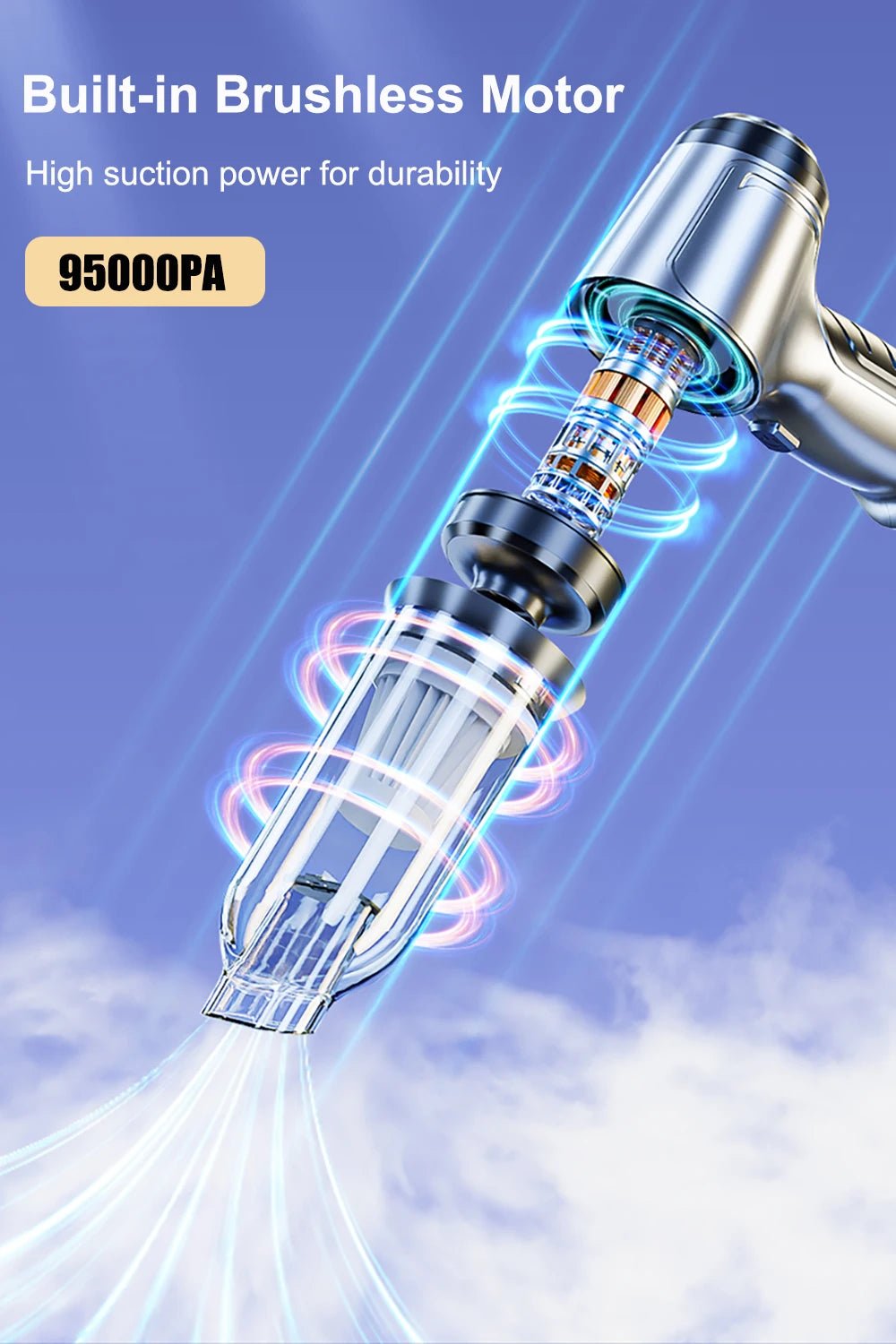 Aspirateur portable sans fil pour voiture et maison, mini nettoyeur, souffleur haute puissance, aspiration de bain, 95000PA - crazyfinds.frMa boutiqueBasic 4Filter BagAspirateur portable sans fil pour voiture et maison, mini nettoyeur, souffleur haute puissance, aspiration de bain, 95000PA