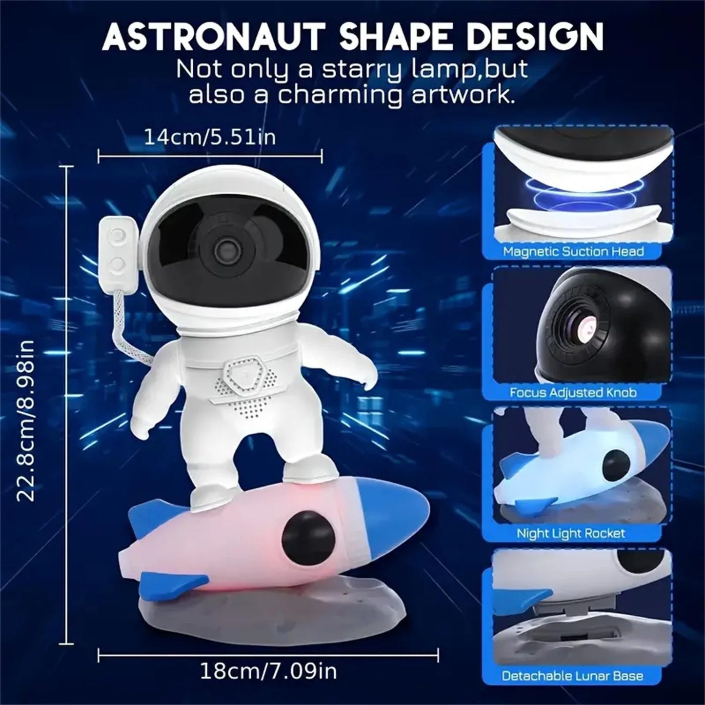 Astronaute ciel étoilé projecteur veilleuse nébuleuse plafond galaxie LED lumières pour chambre salle de jeux décorative maison théâtres chambres - crazyfinds.frMa boutiqueWhiteAstronaute ciel étoilé projecteur veilleuse nébuleuse plafond galaxie LED lumières pour chambre salle de jeux décorative maison théâtres chambres