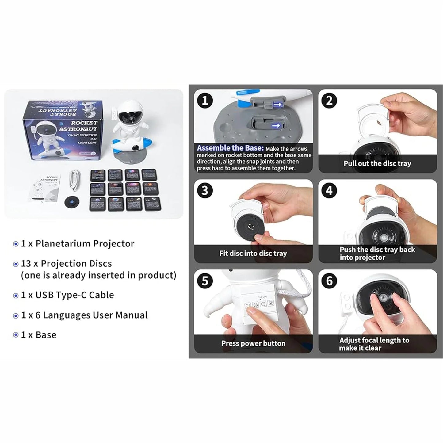 Astronaute ciel étoilé projecteur veilleuse nébuleuse plafond galaxie LED lumières pour chambre salle de jeux décorative maison théâtres chambres - crazyfinds.frMa boutiqueWhiteAstronaute ciel étoilé projecteur veilleuse nébuleuse plafond galaxie LED lumières pour chambre salle de jeux décorative maison théâtres chambres