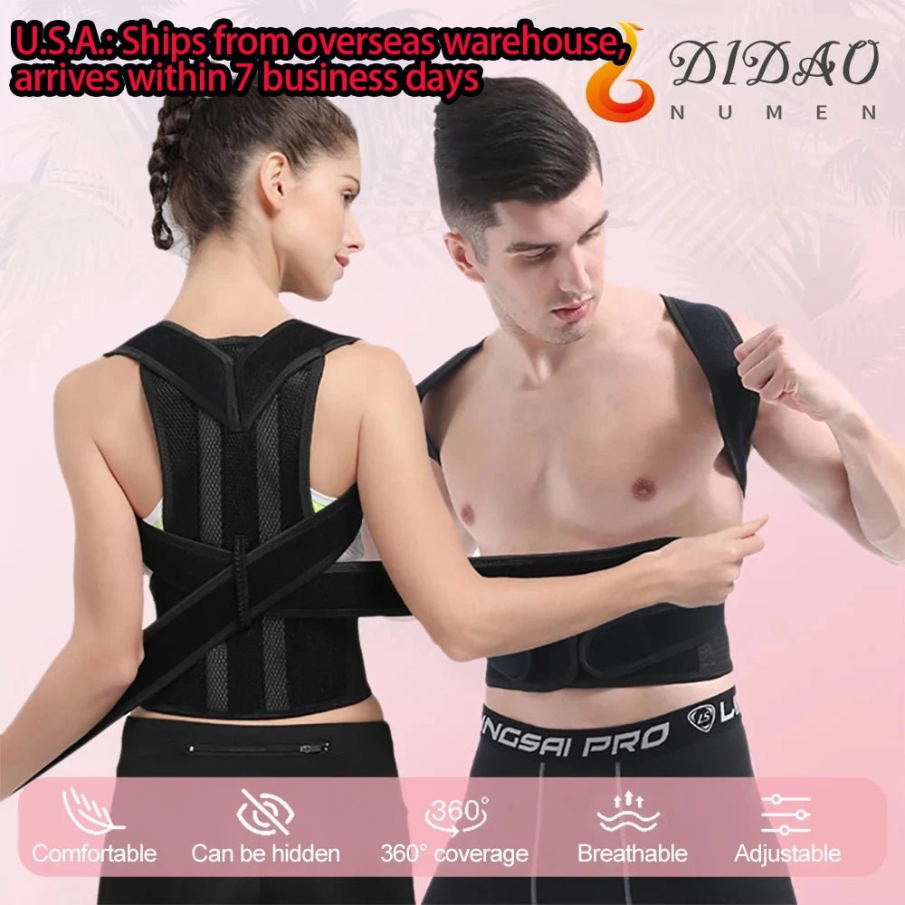 Ceinture de soutien pour le haut et le bas du dos, ration de la posture du dos, institut oto, améliore la colonne vertébrale, attelle de clavicule, ceinture de posture - crazyfinds.frMa boutiquePosture Corrector AXXLCHINACeinture de soutien pour le haut et le bas du dos, ration de la posture du dos, institut oto, améliore la colonne vertébrale, attelle de clavicule, ceinture de posture