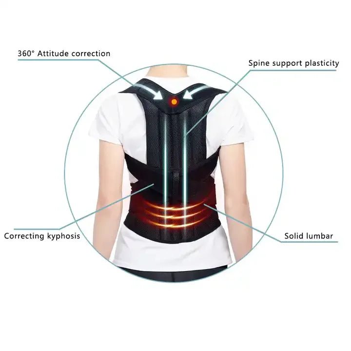 Ceinture de soutien pour le haut et le bas du dos, ration de la posture du dos, institut oto, améliore la colonne vertébrale, attelle de clavicule, ceinture de posture - crazyfinds.frMa boutiquePosture Corrector AXXLCHINACeinture de soutien pour le haut et le bas du dos, ration de la posture du dos, institut oto, améliore la colonne vertébrale, attelle de clavicule, ceinture de posture