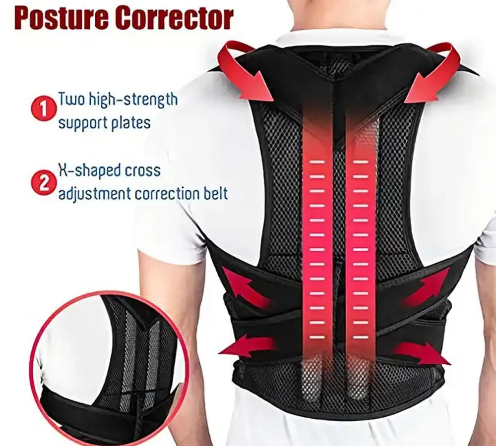 Ceinture de soutien pour le haut et le bas du dos, ration de la posture du dos, institut oto, améliore la colonne vertébrale, attelle de clavicule, ceinture de posture - crazyfinds.frMa boutiquePosture Corrector AXXLCHINACeinture de soutien pour le haut et le bas du dos, ration de la posture du dos, institut oto, améliore la colonne vertébrale, attelle de clavicule, ceinture de posture