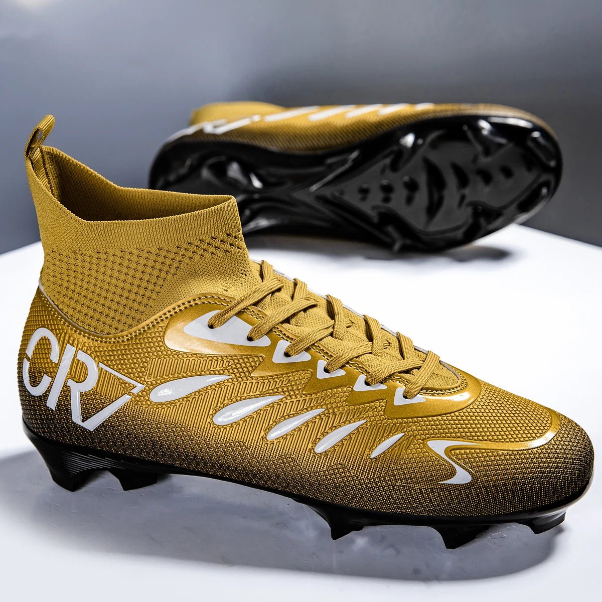 Chaussures de Football pour hommes, crampons TF/FG, bottes de terrain de Football antidérapantes pour l'extérieur, baskets d'entraînement multicolores rapides pour hommes - crazyfinds.frMa boutique44D7001C - GoldChaussures de Football pour hommes, crampons TF/FG, bottes de terrain de Football antidérapantes pour l'extérieur, baskets d'entraînement multicolores rapides pour hommes
