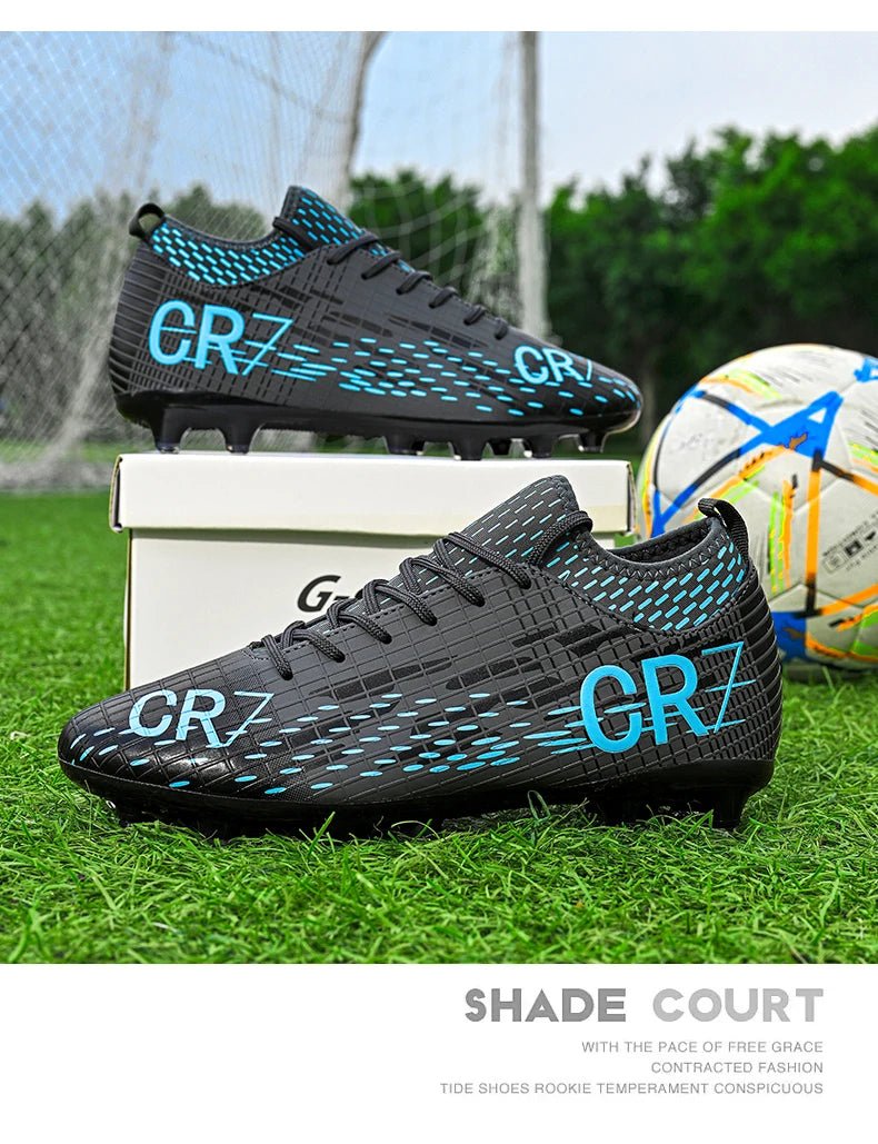Chaussures de Football unisexes pour hommes, bottes de sport respirantes, ultralégères et antidérapantes, pour l'extérieur, nouvelle collection 2025 - crazyfinds.frMa boutiqueBLEU CIEL35Chaussures de Football unisexes pour hommes, bottes de sport respirantes, ultralégères et antidérapantes, pour l'extérieur, nouvelle collection 2025