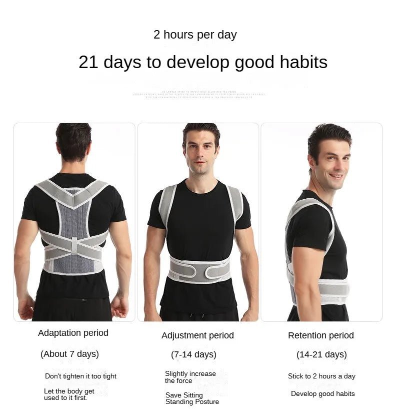 Correcteur De Posture De scoliose réglable, Corset, attelle dorsale, soutien lombaire, correcteur droit De ceinture De dos - crazyfinds.frMa boutiqueGrayLCHINACorrecteur De Posture De scoliose réglable, Corset, attelle dorsale, soutien lombaire, correcteur droit De ceinture De dos