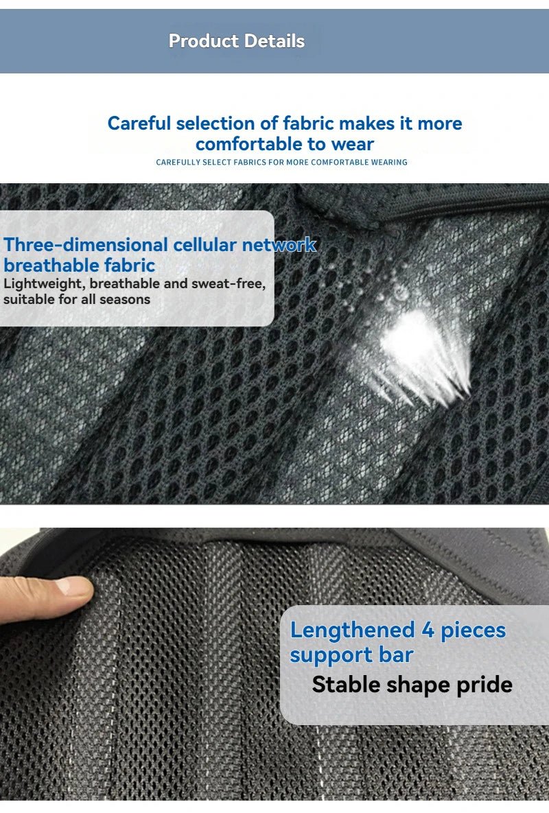 Correcteur de Posture du dos, ceinture correctrice Anti - chameau, ceinture correctrice de Posture assise, orthopédique réglable, nouveau - crazyfinds.frMa boutiqueBlack breathableMCorrecteur de Posture du dos, ceinture correctrice Anti - chameau, ceinture correctrice de Posture assise, orthopédique réglable, nouveau