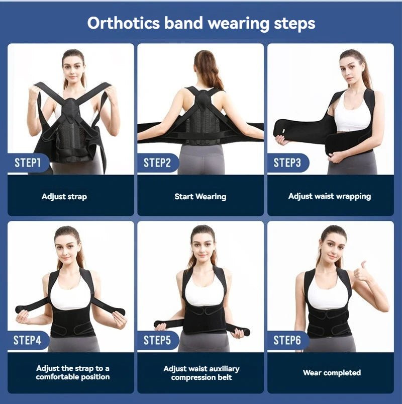 Correcteur de Posture du dos, ceinture correctrice Anti - chameau, ceinture correctrice de Posture assise, orthopédique réglable, nouveau - crazyfinds.frMa boutiqueBlack breathableMCorrecteur de Posture du dos, ceinture correctrice Anti - chameau, ceinture correctrice de Posture assise, orthopédique réglable, nouveau