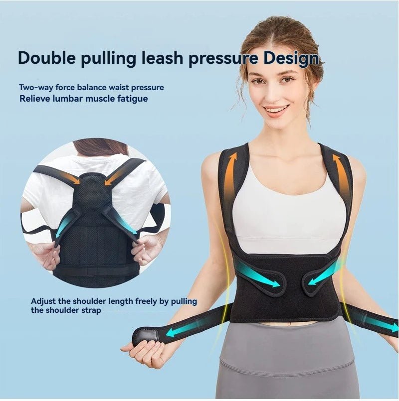 Correcteur de Posture du dos, ceinture correctrice Anti - chameau, ceinture correctrice de Posture assise, orthopédique réglable, nouveau - crazyfinds.frMa boutiqueBlack breathableMCorrecteur de Posture du dos, ceinture correctrice Anti - chameau, ceinture correctrice de Posture assise, orthopédique réglable, nouveau