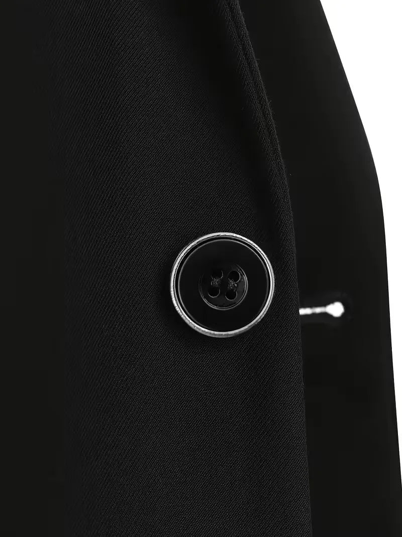 Costume 2 pièces coupe cintrée pour hommes – Ensemble pantalon blazer décontracté pour les déplacements en cas de rendez - vous - crazyfinds.frcrazyfinds.frMarine BleuXSPack de 2|CHINACostume 2 pièces coupe cintrée pour hommes – Ensemble pantalon blazer décontracté pour les déplacements en cas de rendez - vous