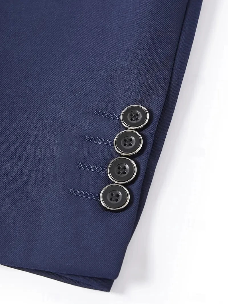 Costume 2 pièces coupe cintrée pour hommes – Ensemble pantalon blazer décontracté pour les déplacements en cas de rendez - vous - crazyfinds.frcrazyfinds.frMarine BleuXSPack de 2|CHINACostume 2 pièces coupe cintrée pour hommes – Ensemble pantalon blazer décontracté pour les déplacements en cas de rendez - vous