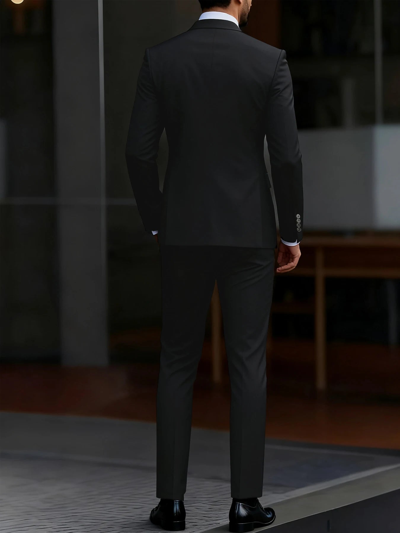 Costume 2 pièces coupe cintrée pour hommes – Ensemble pantalon blazer décontracté pour les déplacements en cas de rendez - vous - crazyfinds.frcrazyfinds.frMarine BleuXSPack de 2|CHINACostume 2 pièces coupe cintrée pour hommes – Ensemble pantalon blazer décontracté pour les déplacements en cas de rendez - vous