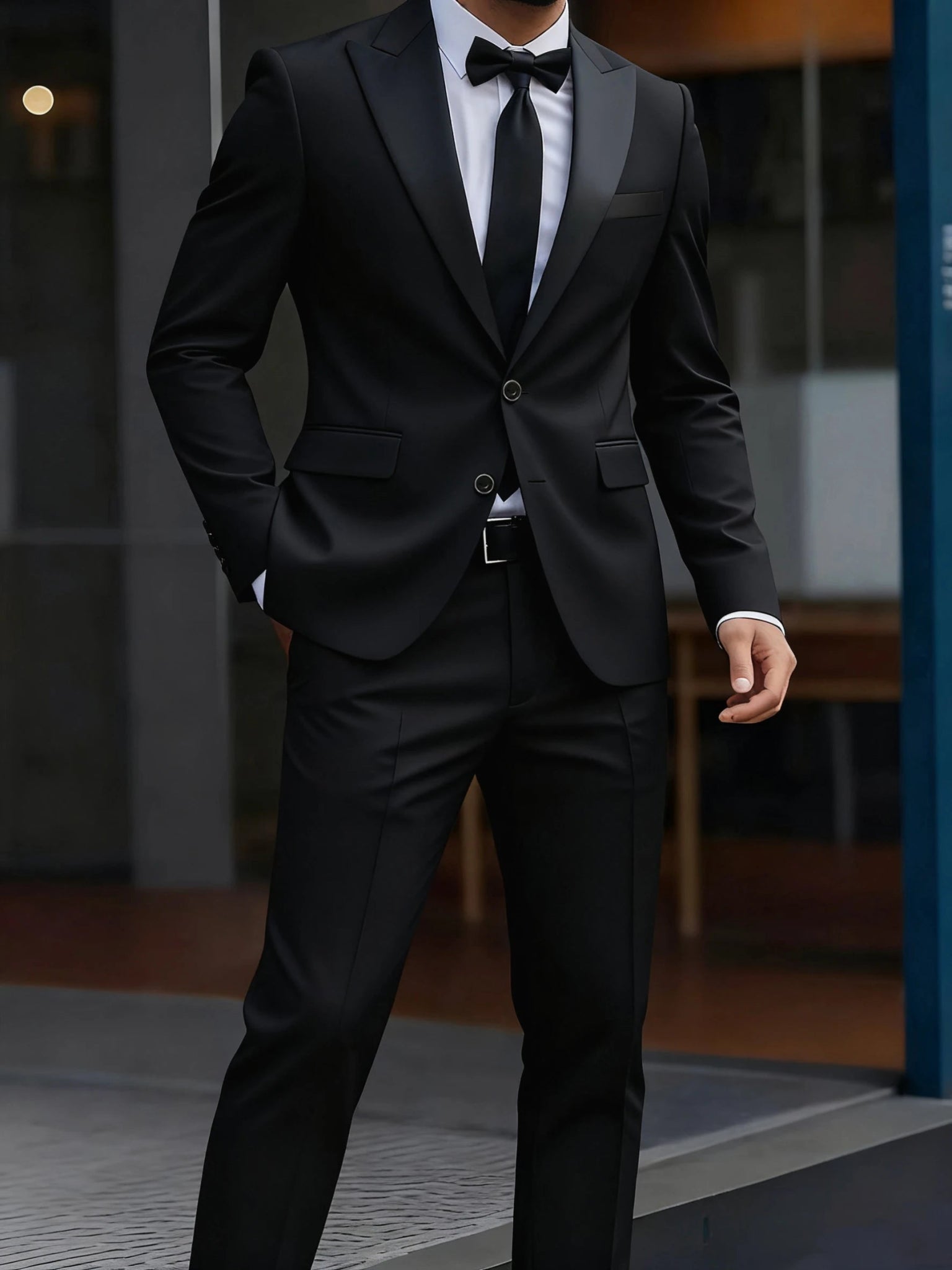 Costume 2 pièces coupe cintrée pour hommes – Ensemble pantalon blazer décontracté pour les déplacements en cas de rendez - vous - crazyfinds.frcrazyfinds.frMarine BleuXSPack de 2|CHINACostume 2 pièces coupe cintrée pour hommes – Ensemble pantalon blazer décontracté pour les déplacements en cas de rendez - vous