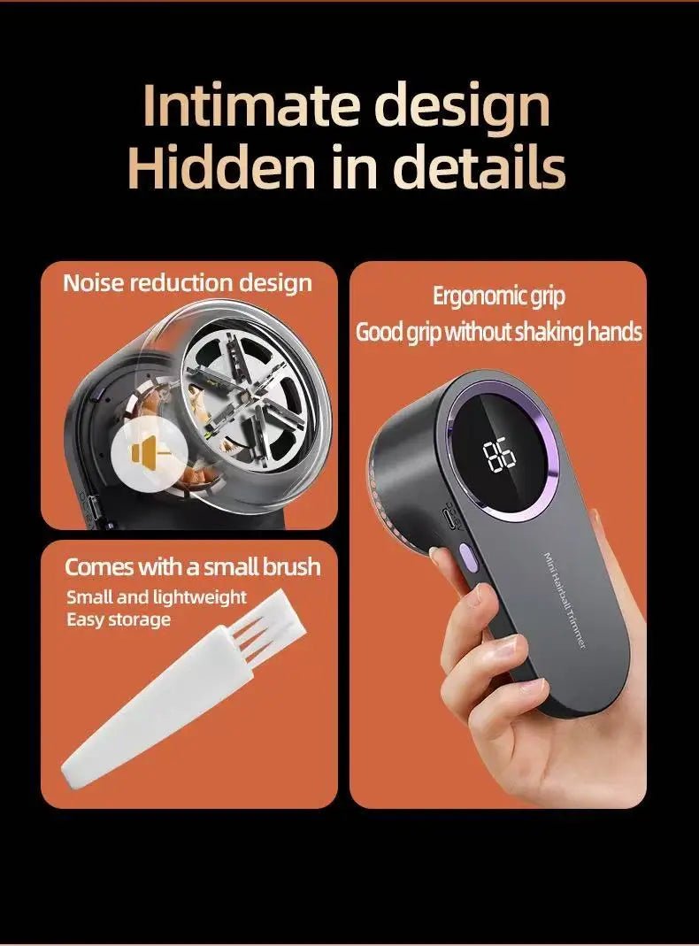 Dissolvant de peluches pour vêtements, dissolvant de peluches électrique numérique LED, Rechargeable par USB, rasoir en tissu Fuzz, pull, livraison directe - crazyfinds.frMa boutiqueGreyDissolvant de peluches pour vêtements, dissolvant de peluches électrique numérique LED, Rechargeable par USB, rasoir en tissu Fuzz, pull, livraison directe