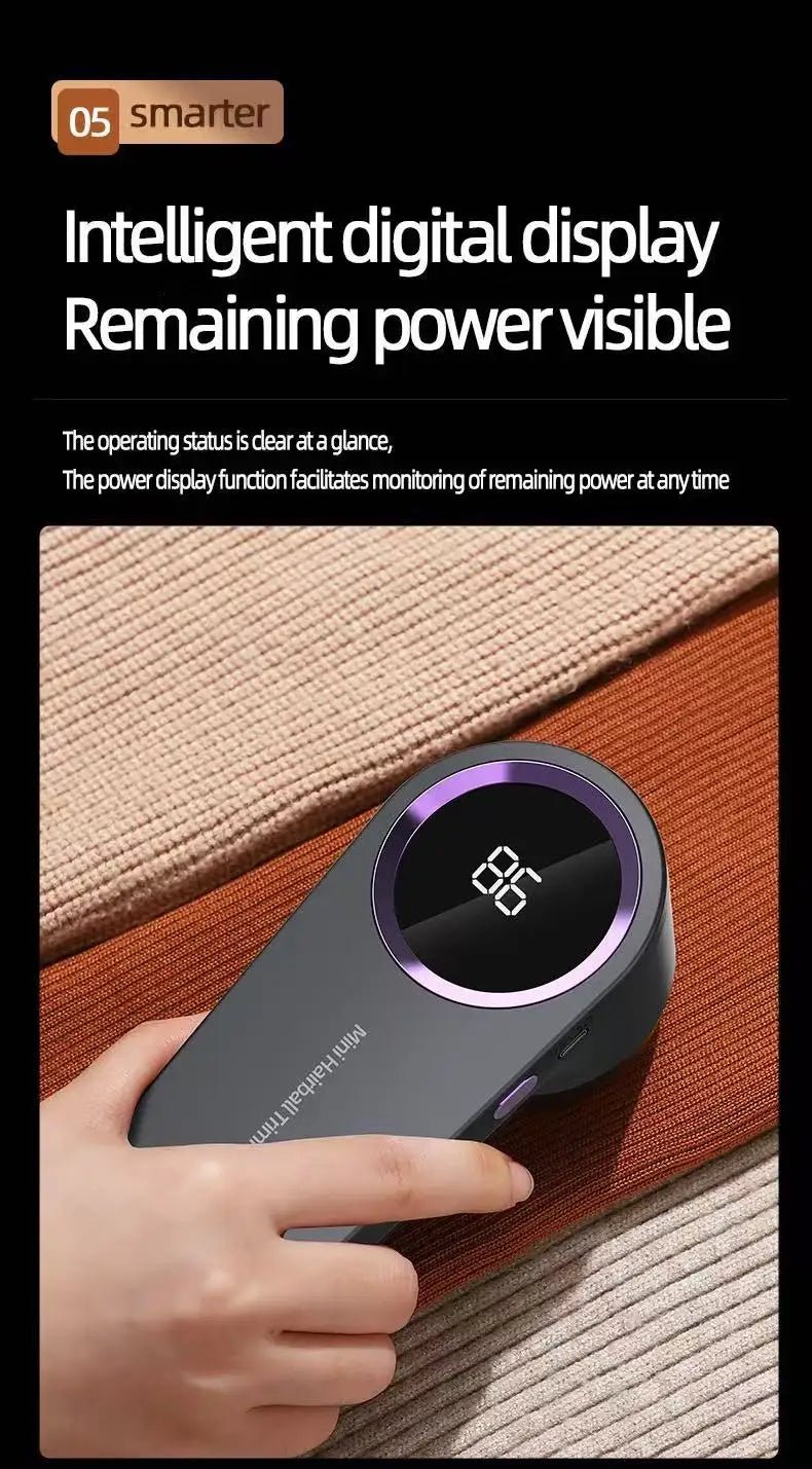 Dissolvant de peluches pour vêtements, dissolvant de peluches électrique numérique LED, Rechargeable par USB, rasoir en tissu Fuzz, pull, livraison directe - crazyfinds.frMa boutiqueGreyDissolvant de peluches pour vêtements, dissolvant de peluches électrique numérique LED, Rechargeable par USB, rasoir en tissu Fuzz, pull, livraison directe