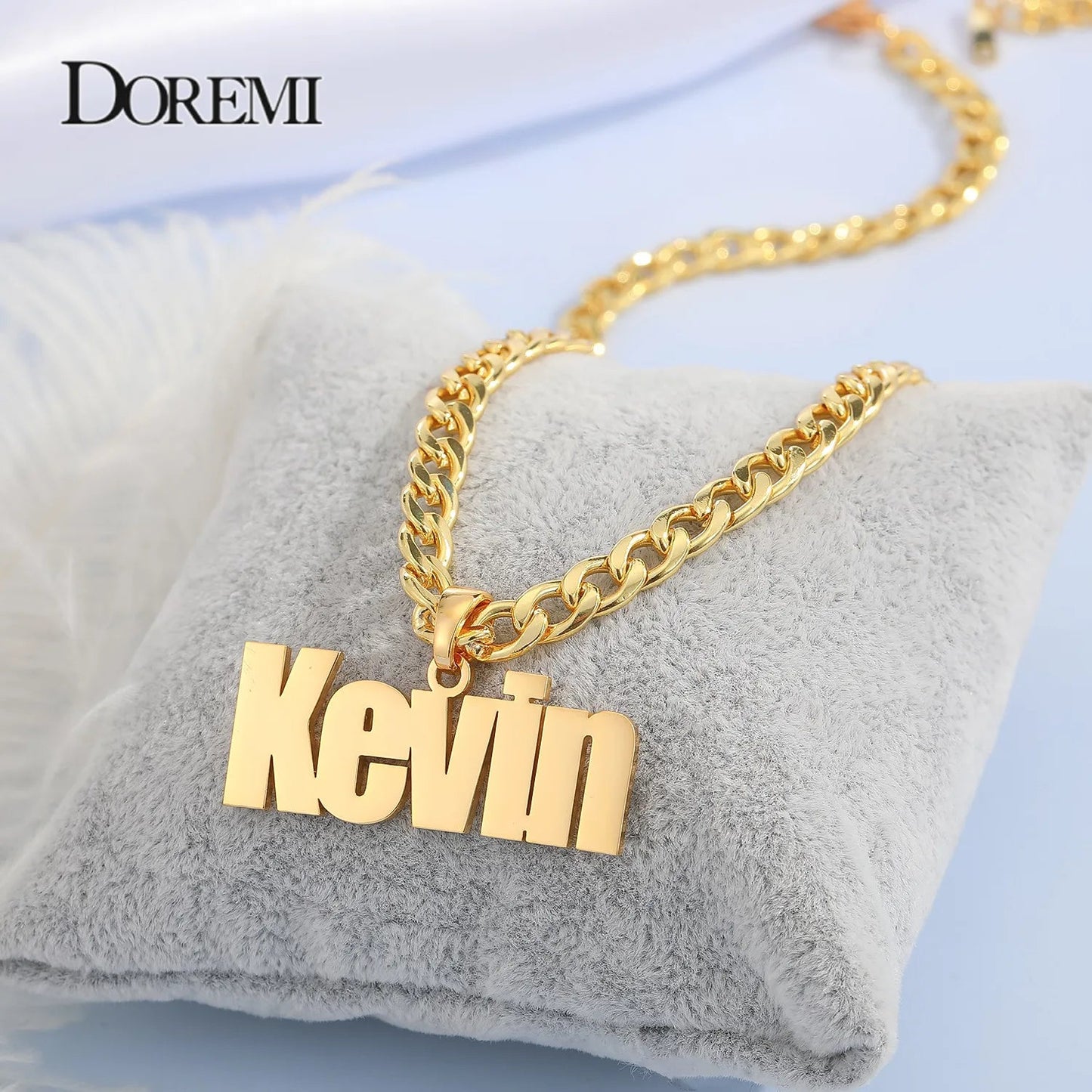 DOREMI – chaîne cubaine avec nom personnalisé, collier en acier inoxydable, pendentif avec ancienne lettre anglaise, en or, plaque nominative, cadeau, 5MM - crazyfinds.frcrazyfinds.fr5mm CubanRose goldÉtats - unis|45CMDOREMI – chaîne cubaine avec nom personnalisé, collier en acier inoxydable, pendentif avec ancienne lettre anglaise, en or, plaque nominative, cadeau, 5MM