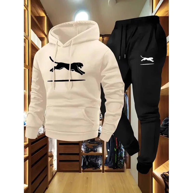 Ensemble sweat-shirt et survêtement cargo décontracté, imprimé léopard noir et blanc, tissu doux et confortable, coupe ample, pull à capuche, poches multiples - crazyfinds.frcrazyfinds.frnavynavyBaoZiMEnsemble sweat-shirt et survêtement cargo décontracté, imprimé léopard noir et blanc, tissu doux et confortable, coupe ample, pull à capuche, poches multiples