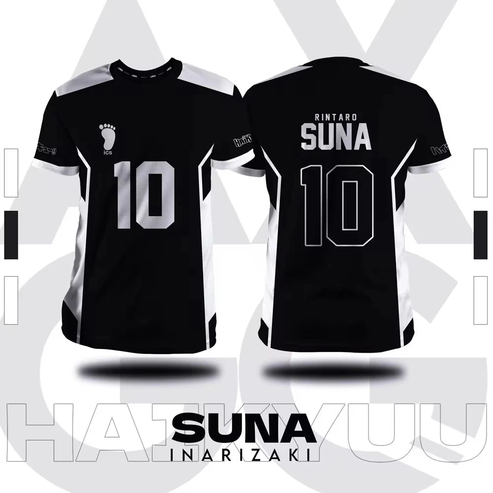 Haikyuu Inarizaki dessin animé Cosplay hommes Jersey été à manches courtes enfants T-shirt hauts 2024 mode femmes surdimensionné T-shirt - crazyfinds.frcrazyfinds.fr0725 - T - 24XXSHaikyuu Inarizaki dessin animé Cosplay hommes Jersey été à manches courtes enfants T-shirt hauts 2024 mode femmes surdimensionné T-shirt