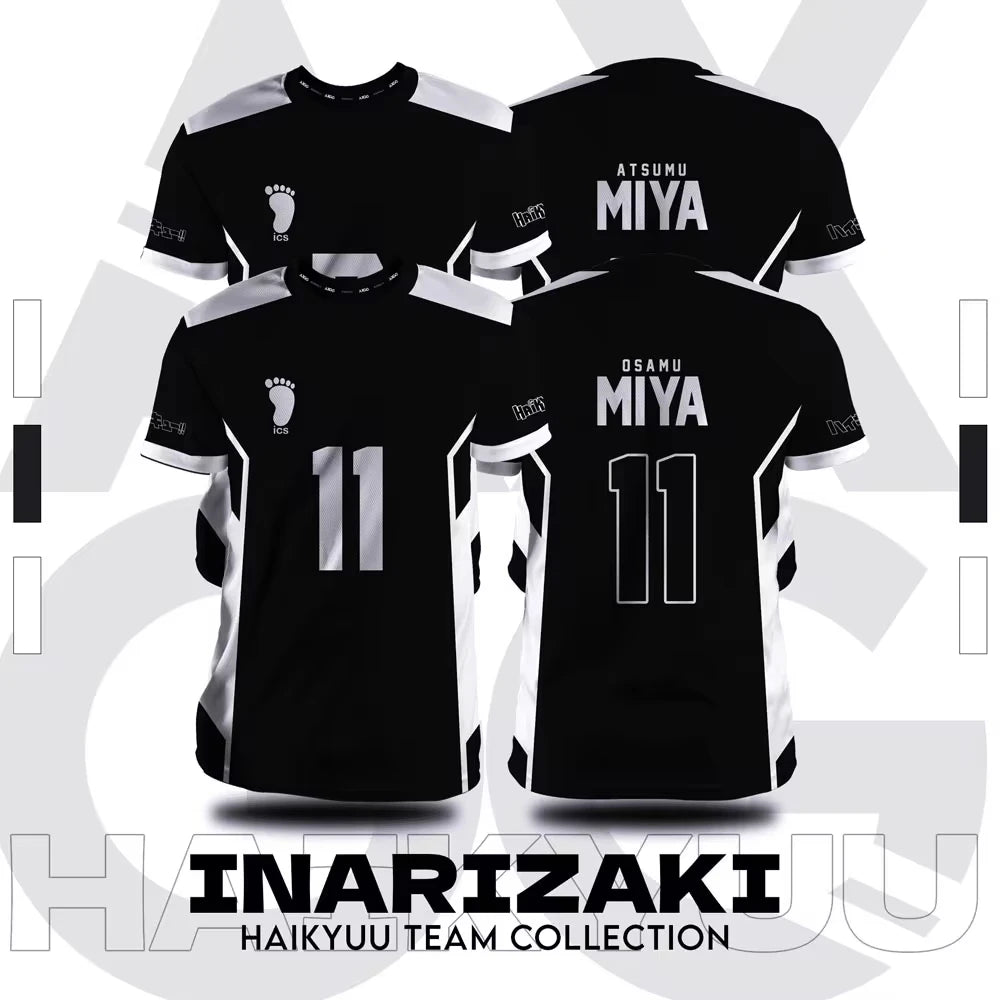 Haikyuu Inarizaki dessin animé Cosplay hommes Jersey été à manches courtes enfants T-shirt hauts 2024 mode femmes surdimensionné T-shirt - crazyfinds.frcrazyfinds.fr0725 - T - 25100Haikyuu Inarizaki dessin animé Cosplay hommes Jersey été à manches courtes enfants T-shirt hauts 2024 mode femmes surdimensionné T-shirt