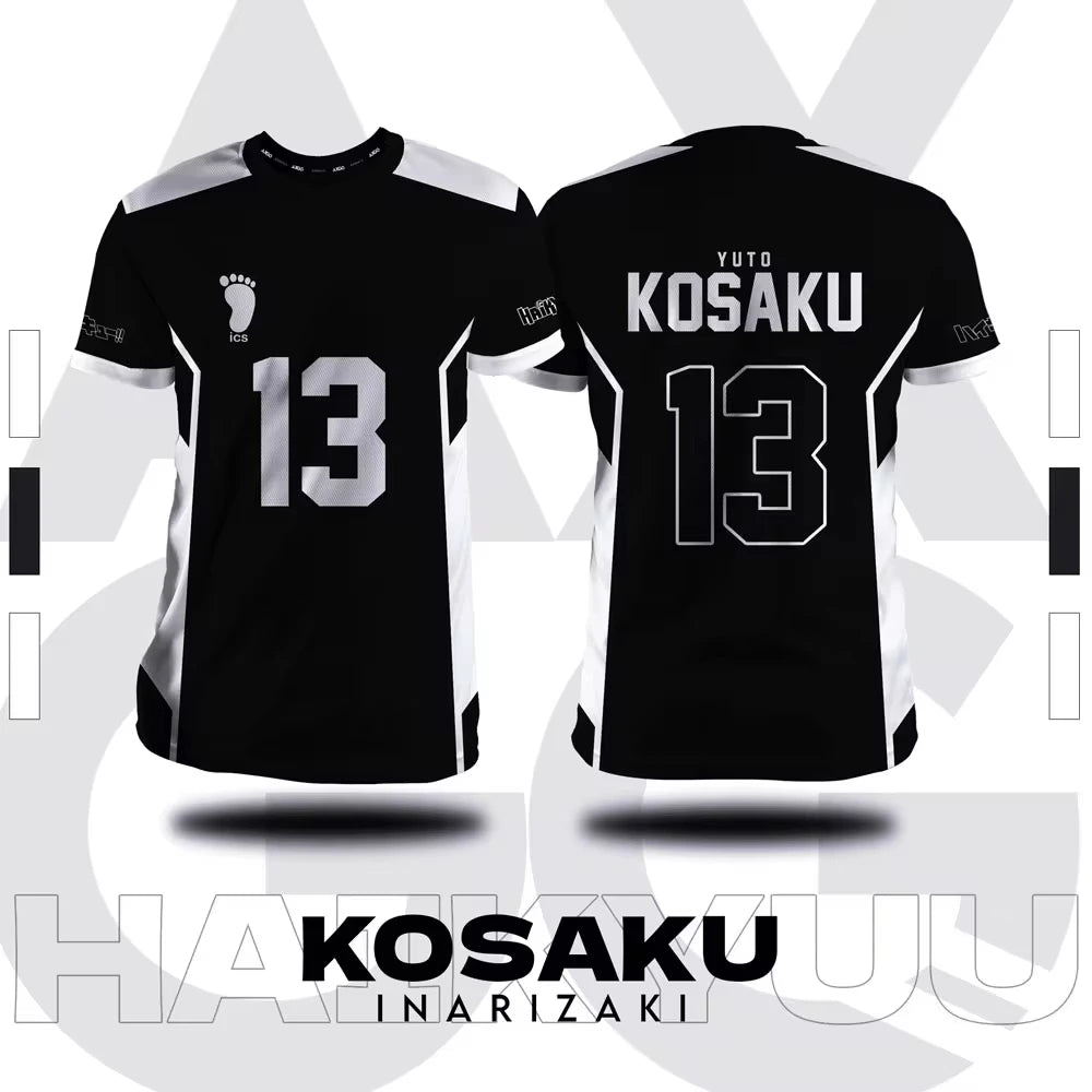Haikyuu Inarizaki dessin animé Cosplay hommes Jersey été à manches courtes enfants T-shirt hauts 2024 mode femmes surdimensionné T-shirt - crazyfinds.frcrazyfinds.fr0725 - T - 28XXSHaikyuu Inarizaki dessin animé Cosplay hommes Jersey été à manches courtes enfants T-shirt hauts 2024 mode femmes surdimensionné T-shirt