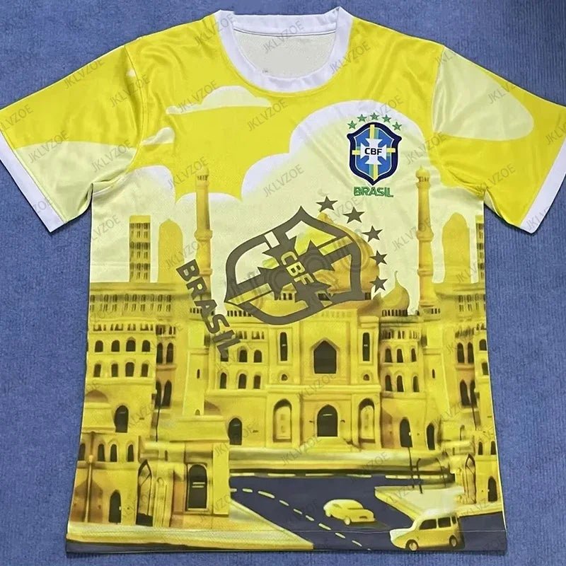 Maillot de Football à manches courtes pour hommes, édition ville brésilienne, T-shirt d'entraînement de Football, sport décontracté, hauts pour enfants/adultes, nouvelle collection été 2025 - crazyfinds.frcrazyfinds.frTZ0429204140Maillot de Football à manches courtes pour hommes, édition ville brésilienne, T-shirt d'entraînement de Football, sport décontracté, hauts pour enfants/adultes, nouvelle collection été 2025