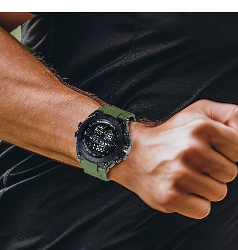 Montre électronique de Sport de mode, chronomètre étanche pour hommes, réveil lumineux, montre - bracelet numérique - crazyfinds.frcrazyfinds.frgreyMontre électronique de Sport de mode, chronomètre étanche pour hommes, réveil lumineux, montre - bracelet numérique