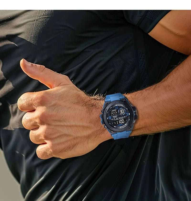 Montre électronique de Sport de mode, chronomètre étanche pour hommes, réveil lumineux, montre - bracelet numérique - crazyfinds.frcrazyfinds.frgreyMontre électronique de Sport de mode, chronomètre étanche pour hommes, réveil lumineux, montre - bracelet numérique