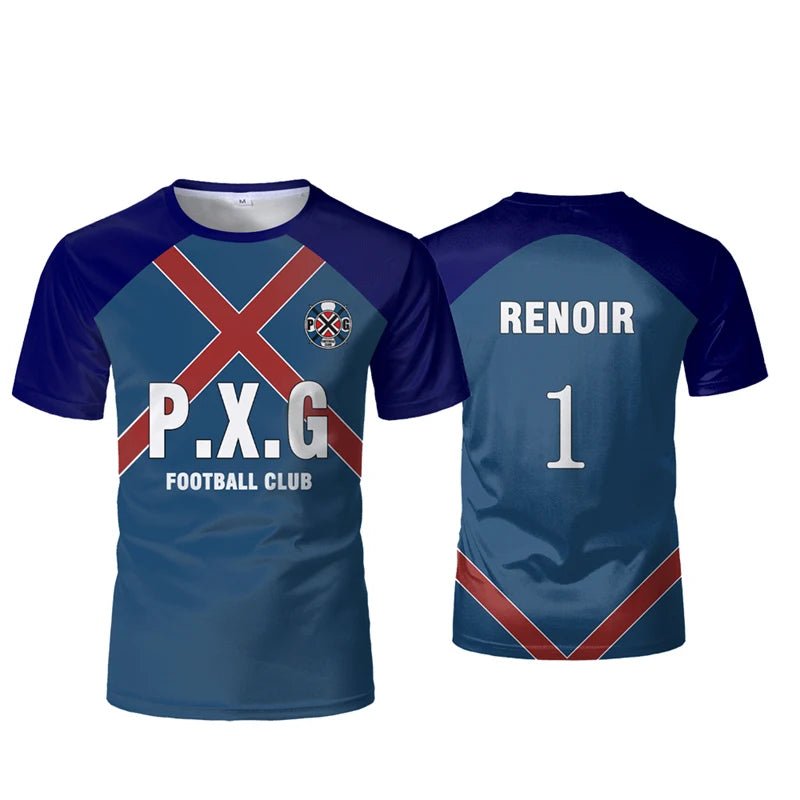 Nom personnalisé numéro hauts Paris X Gen P.X.G bleu serrure japonais Anime maillot Football uniforme No.9 Rin Shidou Cosplay t-shirts - crazyfinds.frcrazyfinds.frETHGF2528132XLNom personnalisé numéro hauts Paris X Gen P.X.G bleu serrure japonais Anime maillot Football uniforme No.9 Rin Shidou Cosplay t-shirts