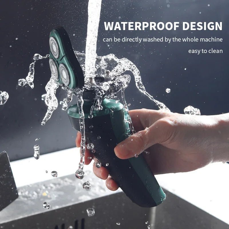 Nouveau rasoir électrique intelligent LCD affichage numérique rasoir flottant à trois têtes USB Rechargeable lavage couteau à barbe multifonction - crazyfinds.frMa boutique9D 4 in 1Nouveau rasoir électrique intelligent LCD affichage numérique rasoir flottant à trois têtes USB Rechargeable lavage couteau à barbe multifonction