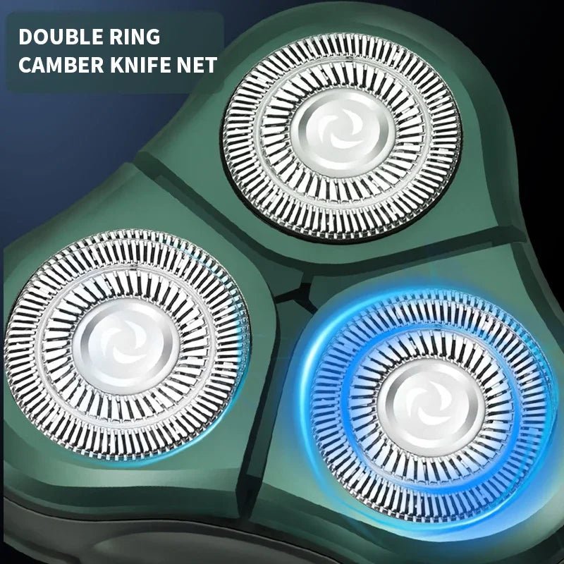 Nouveau rasoir électrique intelligent LCD affichage numérique rasoir flottant à trois têtes USB Rechargeable lavage couteau à barbe multifonction - crazyfinds.frMa boutique9D 4 in 1Nouveau rasoir électrique intelligent LCD affichage numérique rasoir flottant à trois têtes USB Rechargeable lavage couteau à barbe multifonction