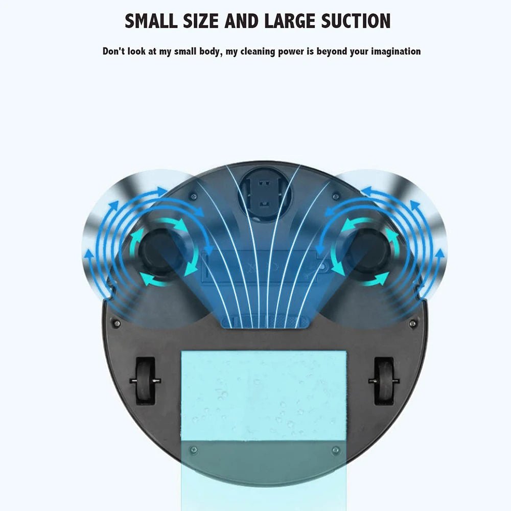 Nouveau Robot de balayage intelligent 3 en 1, Mini balayeuse pour la maison, balayage et aspirateur sans fil, Robots de balayage pour usage domestique - crazyfinds.frMa boutiqueZB230A BlackNouveau Robot de balayage intelligent 3 en 1, Mini balayeuse pour la maison, balayage et aspirateur sans fil, Robots de balayage pour usage domestique