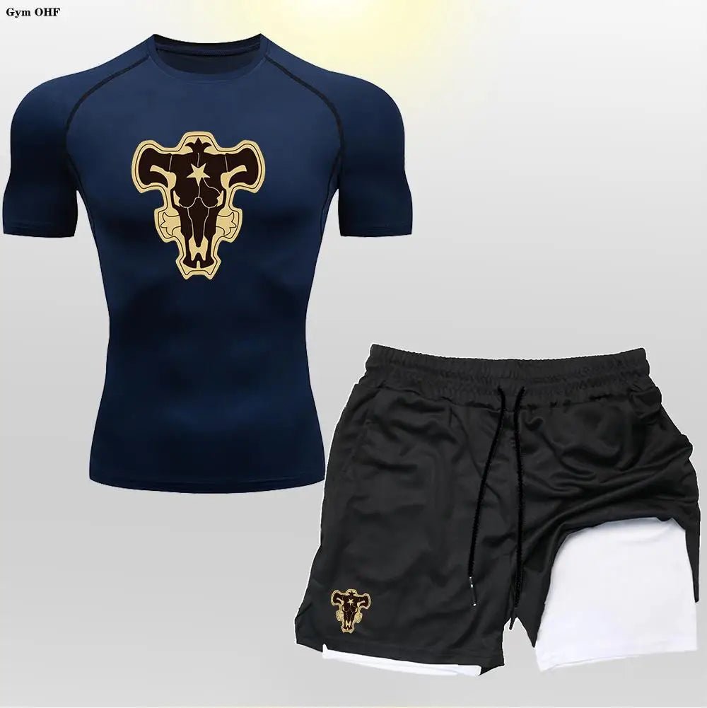 Nouveau Short de sport hommes Double pont entraînement 2 en 1 Compression à séchage rapide t-shirt costume en plein air course survêtement Jogging - crazyfinds.frcrazyfinds.fr2 - Piece - 5XXLNouveau Short de sport hommes Double pont entraînement 2 en 1 Compression à séchage rapide t-shirt costume en plein air course survêtement Jogging