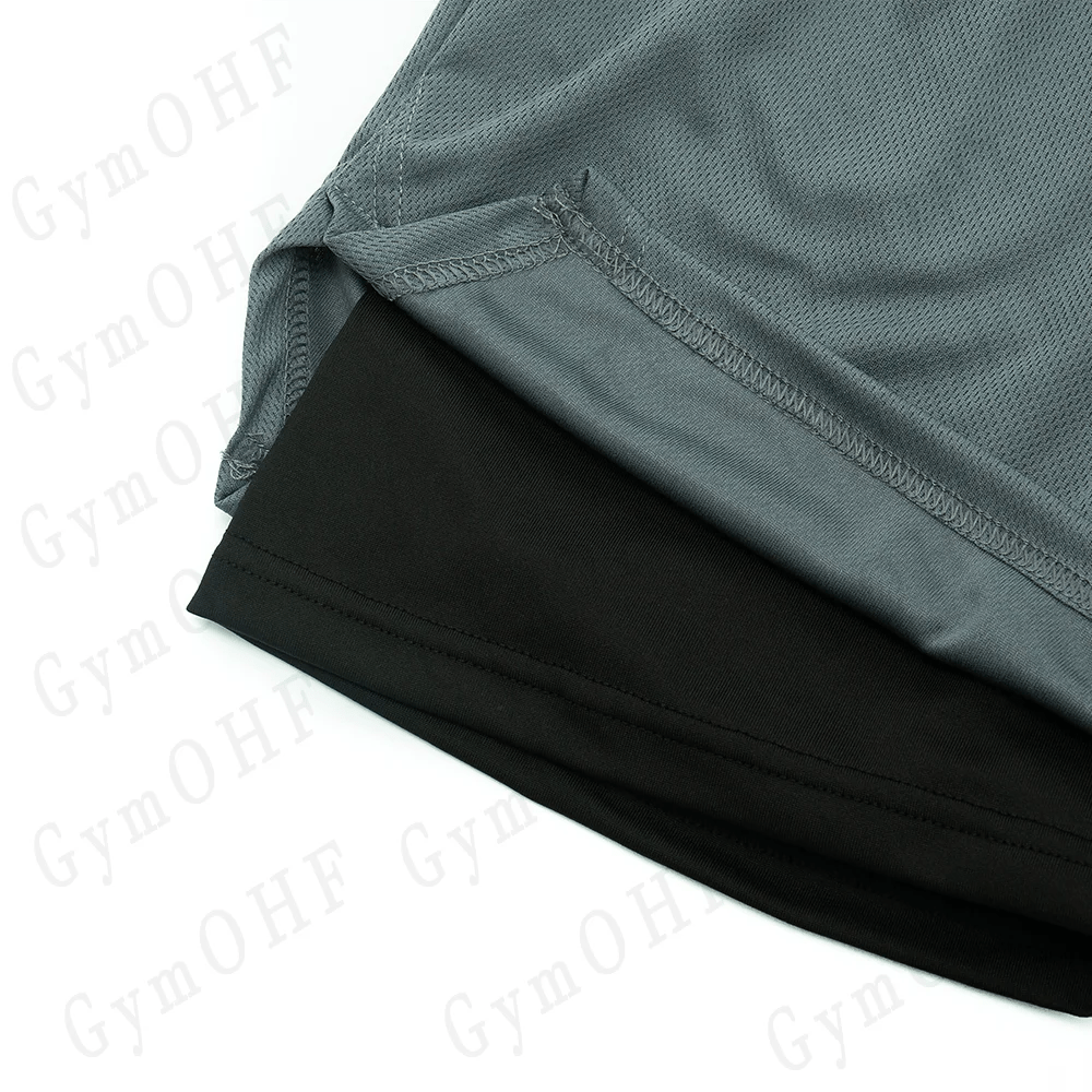 Nouveau Short de sport hommes Double pont entraînement 2 en 1 Compression à séchage rapide t-shirt costume en plein air course survêtement Jogging - crazyfinds.frcrazyfinds.fr2 - Piece - 9SNouveau Short de sport hommes Double pont entraînement 2 en 1 Compression à séchage rapide t-shirt costume en plein air course survêtement Jogging