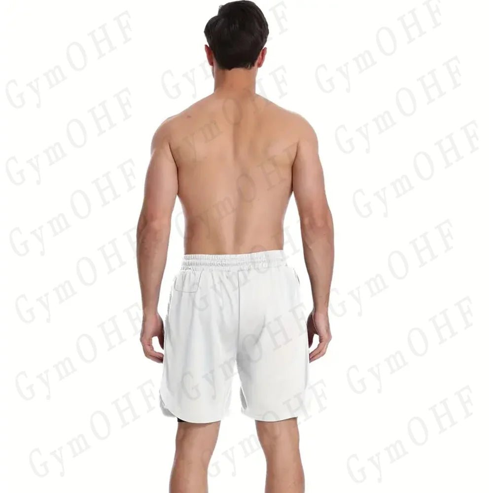 Nouveau Short de sport hommes Double pont entraînement 2 en 1 Compression à séchage rapide t-shirt costume en plein air course survêtement Jogging - crazyfinds.frcrazyfinds.fr2 - Piece - 9SNouveau Short de sport hommes Double pont entraînement 2 en 1 Compression à séchage rapide t-shirt costume en plein air course survêtement Jogging