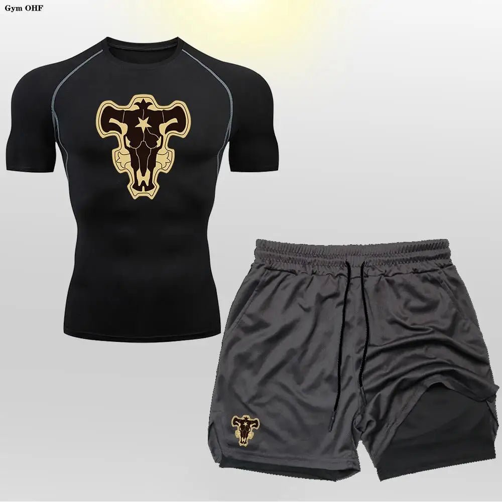 Nouveau Short de sport hommes Double pont entraînement 2 en 1 Compression à séchage rapide t-shirt costume en plein air course survêtement Jogging - crazyfinds.frcrazyfinds.fr2 - Piece - 23LNouveau Short de sport hommes Double pont entraînement 2 en 1 Compression à séchage rapide t-shirt costume en plein air course survêtement Jogging