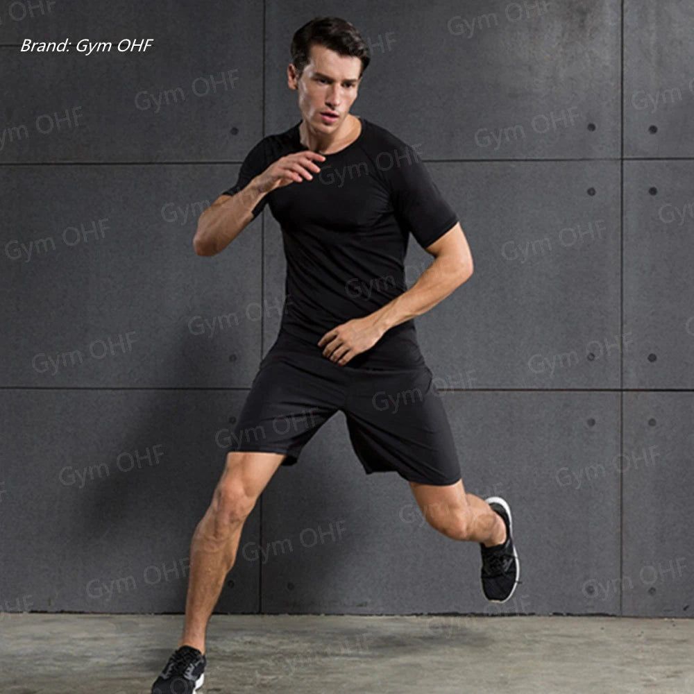 Nouveau Short de sport hommes Double pont entraînement 2 en 1 Compression à séchage rapide t-shirt costume en plein air course survêtement Jogging - crazyfinds.frcrazyfinds.fr2 - Piece - 9SNouveau Short de sport hommes Double pont entraînement 2 en 1 Compression à séchage rapide t-shirt costume en plein air course survêtement Jogging