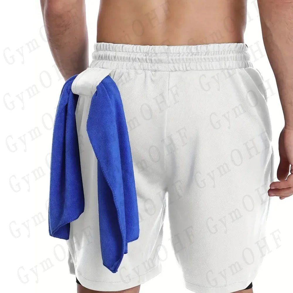 Nouveau Short de sport hommes Double pont entraînement 2 en 1 Compression à séchage rapide t-shirt costume en plein air course survêtement Jogging - crazyfinds.frcrazyfinds.fr2 - Piece - 9SNouveau Short de sport hommes Double pont entraînement 2 en 1 Compression à séchage rapide t-shirt costume en plein air course survêtement Jogging