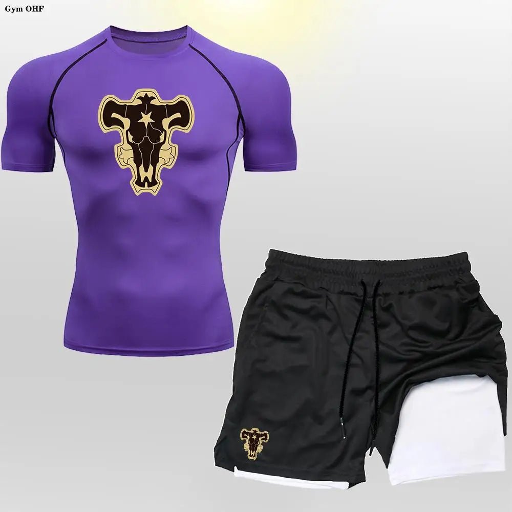 Nouveau Short de sport hommes Double pont entraînement 2 en 1 Compression à séchage rapide t-shirt costume en plein air course survêtement Jogging - crazyfinds.frcrazyfinds.fr2 - Piece - 7LNouveau Short de sport hommes Double pont entraînement 2 en 1 Compression à séchage rapide t-shirt costume en plein air course survêtement Jogging