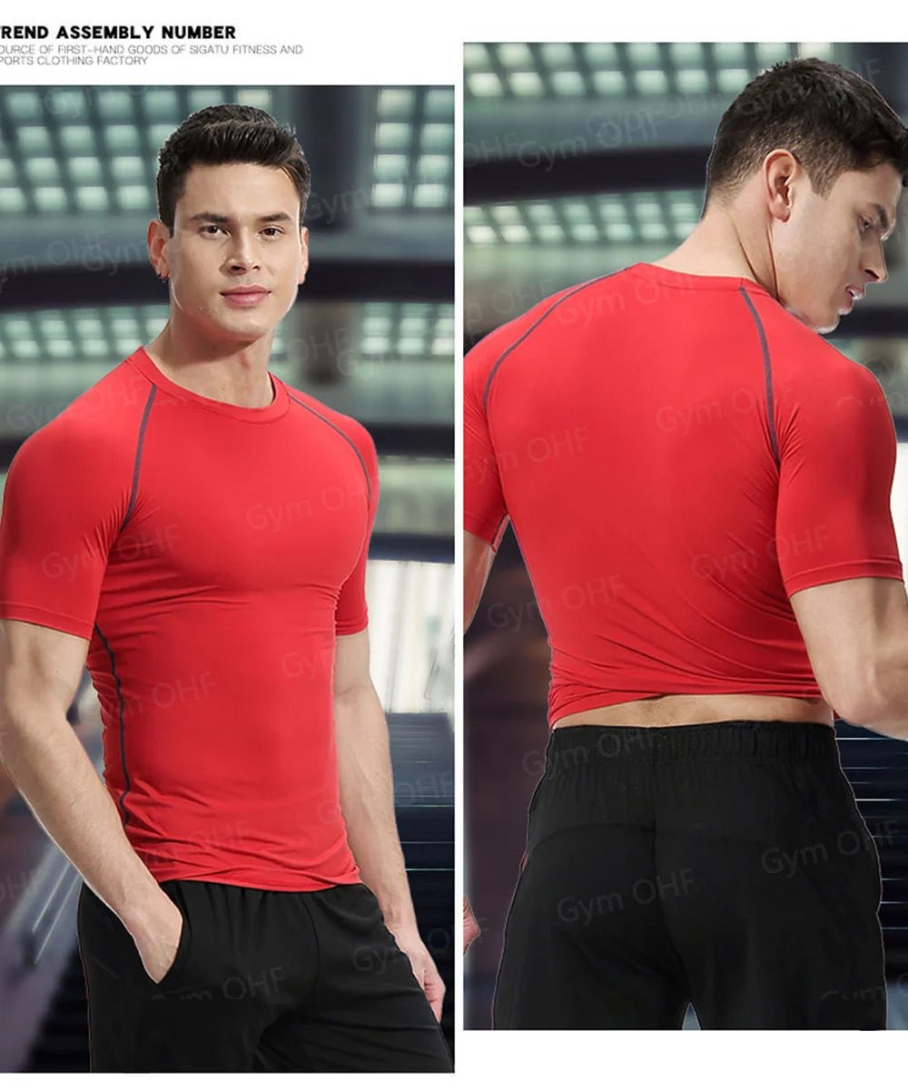 Nouveau Short de sport hommes Double pont entraînement 2 en 1 Compression à séchage rapide t-shirt costume en plein air course survêtement Jogging - crazyfinds.frcrazyfinds.fr2 - Piece - 9SNouveau Short de sport hommes Double pont entraînement 2 en 1 Compression à séchage rapide t-shirt costume en plein air course survêtement Jogging