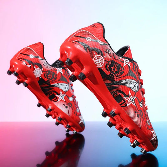 Nouvelles chaussures de Football pour enfants hommes chaussures de Football originales bottes de terrain de Football professionnel en salle crampons de société TF/AG Sneaker antidérapant - crazyfinds.frMa boutique40216C - Big RedNouvelles chaussures de Football pour enfants hommes chaussures de Football originales bottes de terrain de Football professionnel en salle crampons de société TF/AG Sneaker antidérapant
