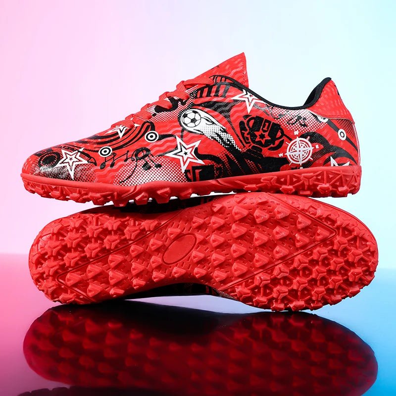 Nouvelles chaussures de Football pour enfants hommes chaussures de Football originales bottes de terrain de Football professionnel en salle crampons de société TF/AG Sneaker antidérapant - crazyfinds.frMa boutique41216S - Big RedNouvelles chaussures de Football pour enfants hommes chaussures de Football originales bottes de terrain de Football professionnel en salle crampons de société TF/AG Sneaker antidérapant