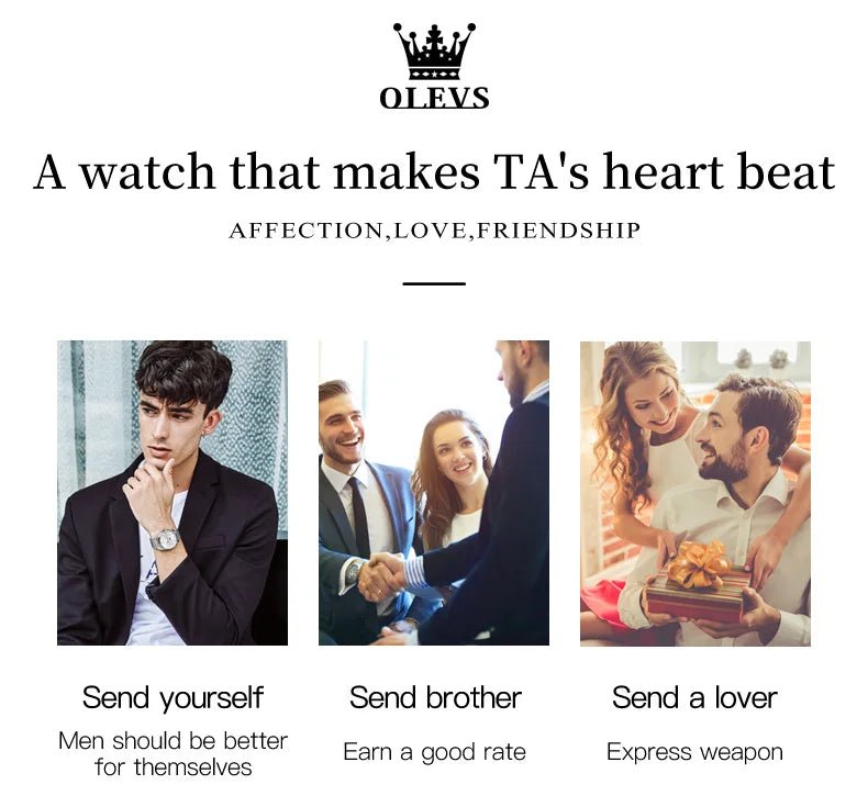 OLEVS Montres Homme Phase de Lune Originale Étanche Luxe Montre Quartz Acier Inoxydable Chronographe Date Cadran Rotatif Montre - Bracelet - crazyfinds.frcrazyfinds.frOLEVS Montres Homme Phase de Lune Originale Étanche Luxe Montre Quartz Acier Inoxydable Chronographe Date Cadran Rotatif Montre - Bracelet