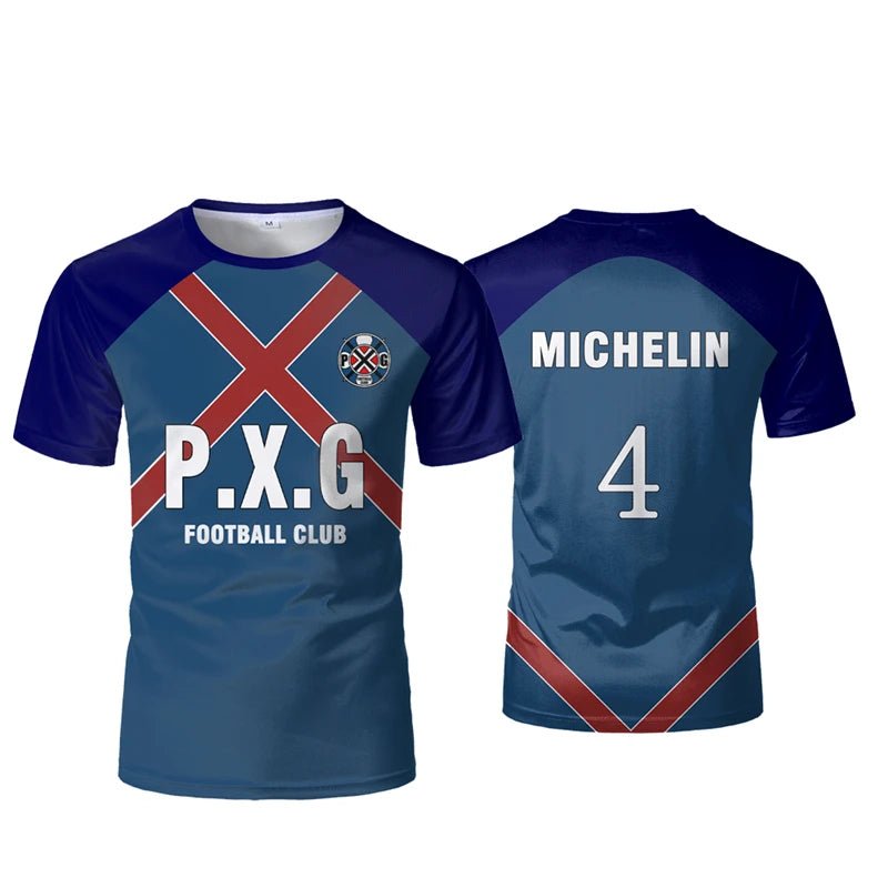 Paris X Gen P.X.G Blue Lock Maillot d'Anime Japonais Uniforme de Football No.9 Rin Shidou Cosplay T-Shirts Nom et Numéro Personnalisés Hauts - crazyfinds.frcrazyfinds.frParis X Gen P.X.G Blue Lock Maillot d'Anime Japonais Uniforme de Football No.9 Rin Shidou Cosplay T-Shirts Nom et Numéro Personnalisés Hauts