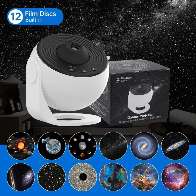 Projecteur de galaxie veilleuse LED projecteur de ciel étoilé 360 ° Lampe de nuit planétarium rotative, pour chambre décorative, cadeau pour enfants - crazyfinds.frMa boutiqueWhite BlackUsb plugProjecteur de galaxie veilleuse LED projecteur de ciel étoilé 360 ° Lampe de nuit planétarium rotative, pour chambre décorative, cadeau pour enfants